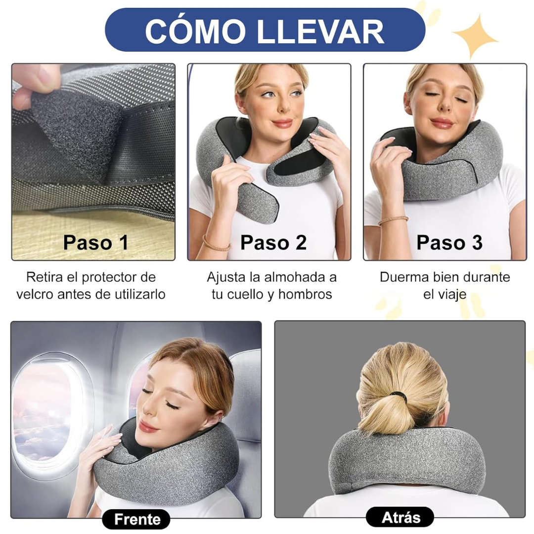 Almohada de Viaje Cervical 360°