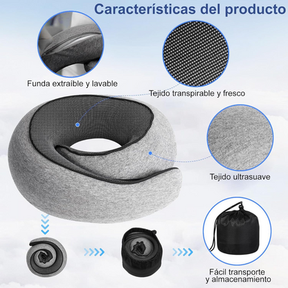 Almohada de Viaje Cervical 360°